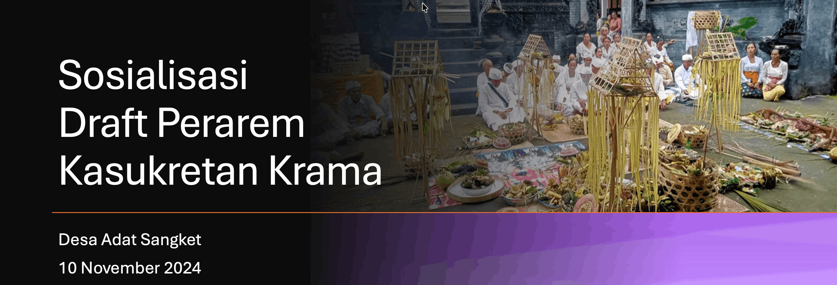 Dihadiri Ketua MDA Sukasada dalam Pembahasan Perarem Kasukretan Krama