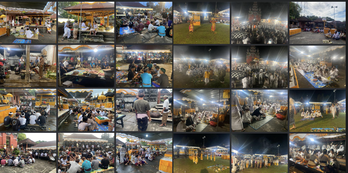 Laporan Piodalan Pura Desa, Wrespati Dungulan 2025